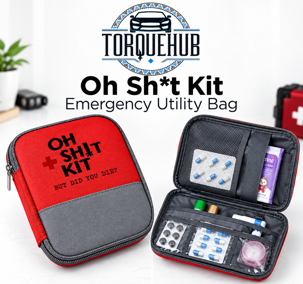 TorqueHub Oh Sh*t Kit – Emergency Utility Bag